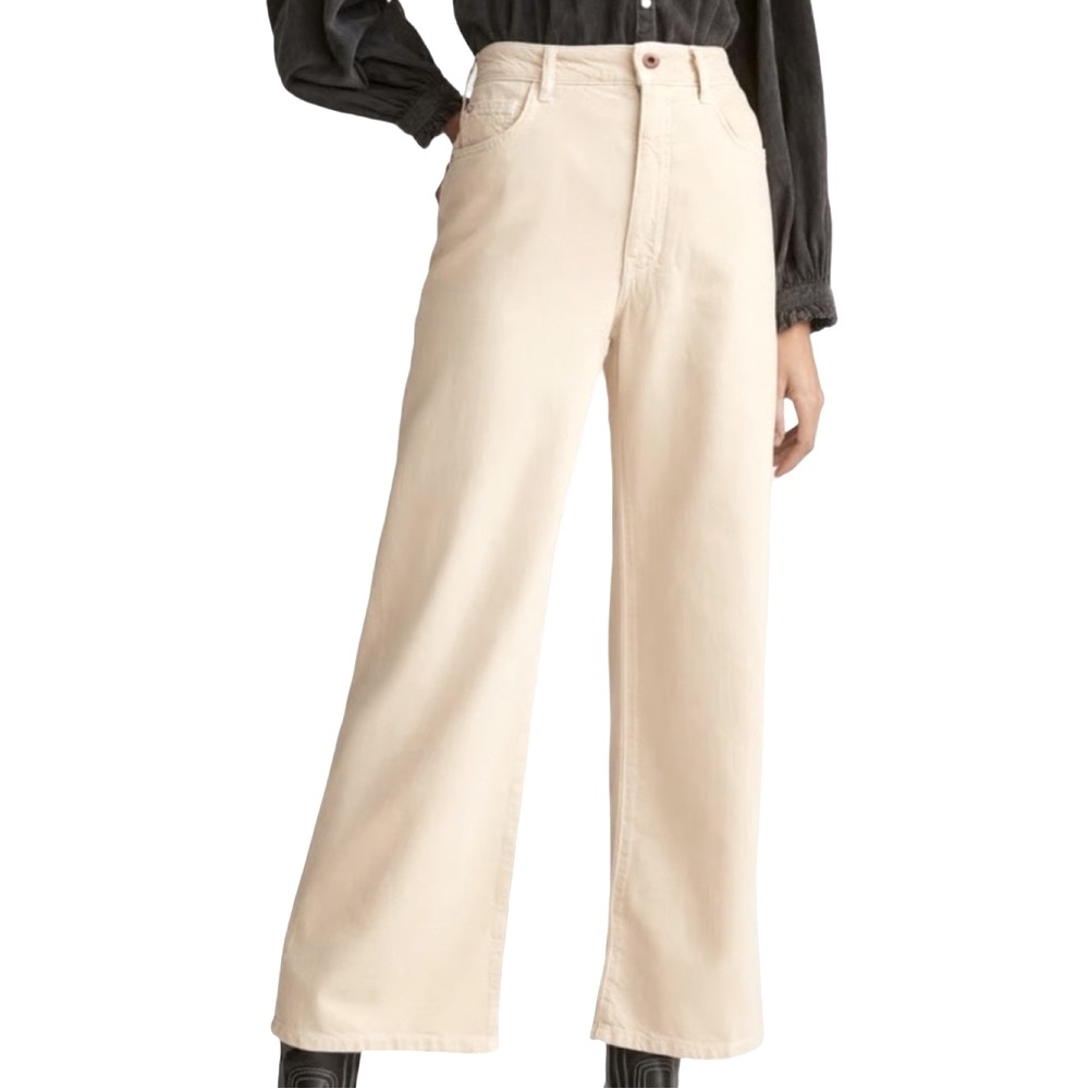 Anthropologie Tan Flare Jeans